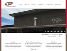 Tablet Screenshot of oharaschool.org